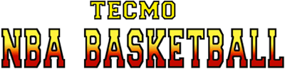 Tecmo NBA Basketball logo for NES